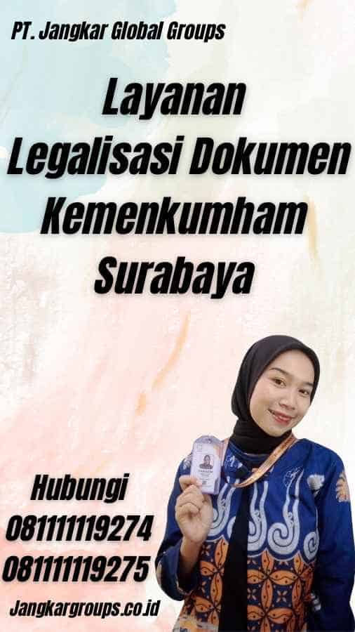 Layanan Legalisasi Dokumen Kemenkumham Surabaya