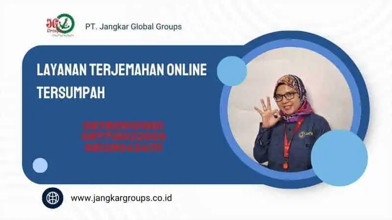 Layanan Terjemahan Online Tersumpah