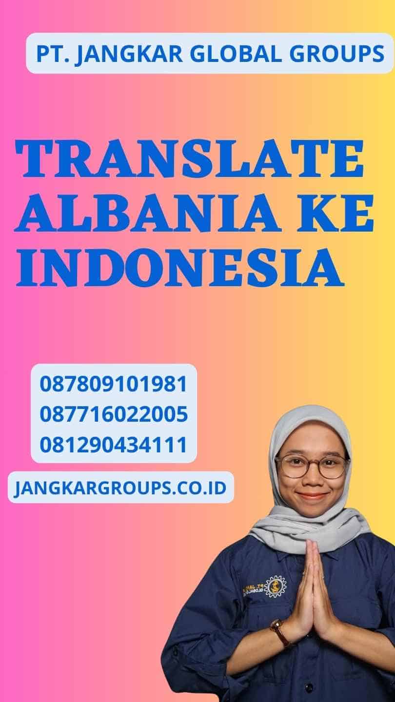 Translate Albania Ke Indonesia