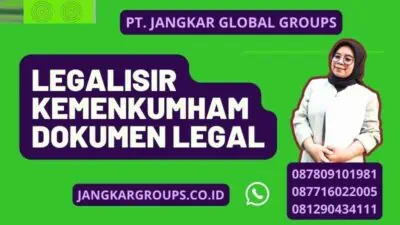 Legalisir Kemenkumham Dokumen Legal