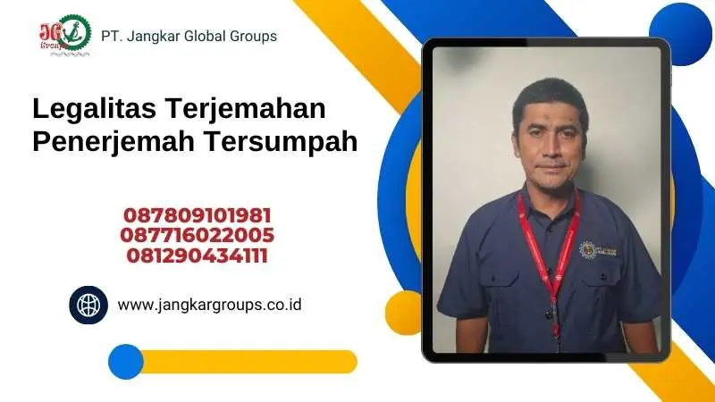 Legalitas Terjemahan Penerjemah Tersumpah