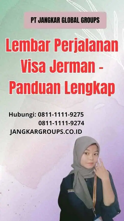 Lembar Perjalanan Visa Jerman Panduan Lengkap