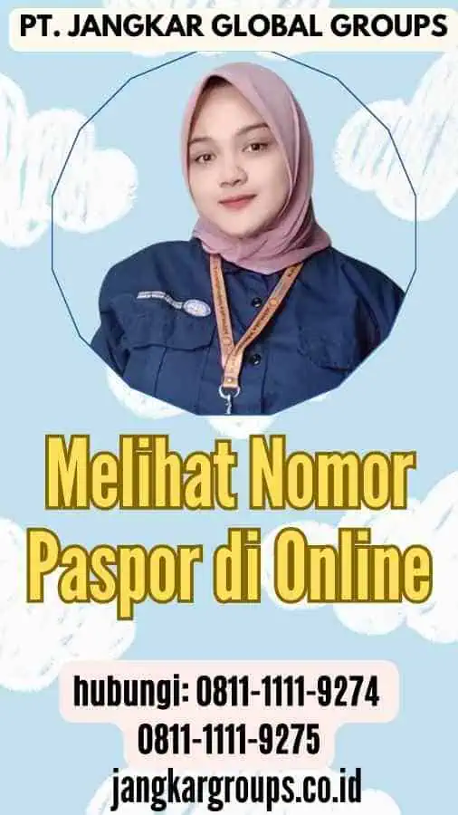 Melihat Nomor Paspor di Online