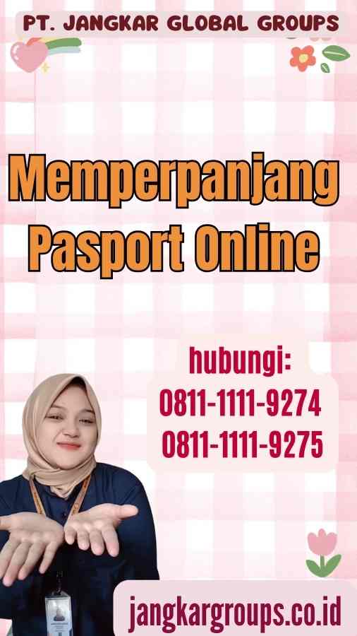 Memperpanjang Pasport Online