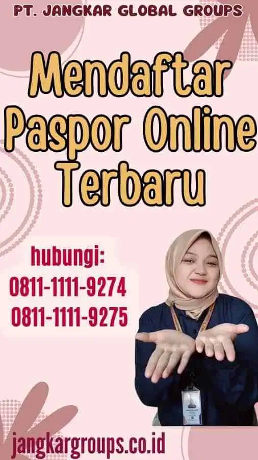 Mendaftar Paspor Online Terbaru