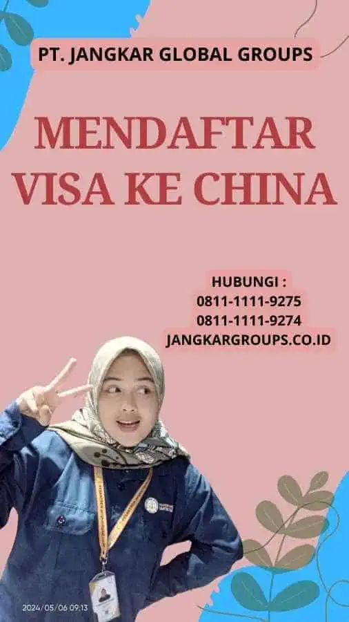 Mendaftar Visa ke China