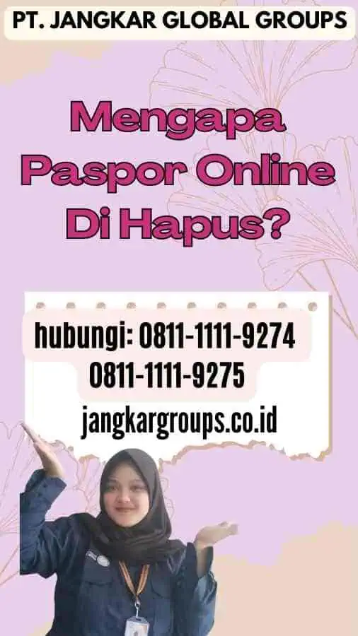 Mengapa Paspor Online Di Hapus