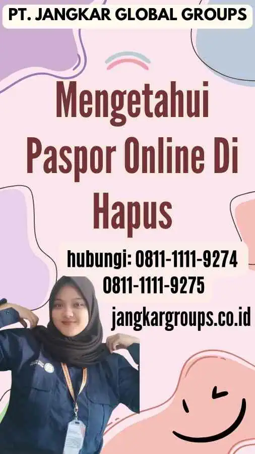 Mengetahui Paspor Online Di Hapus