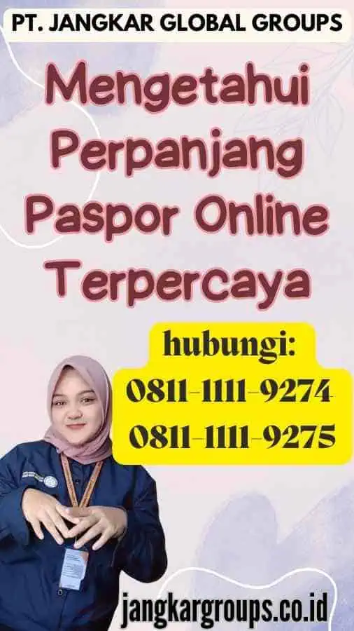 Mengetahui Perpanjang Paspor Online Terpercaya