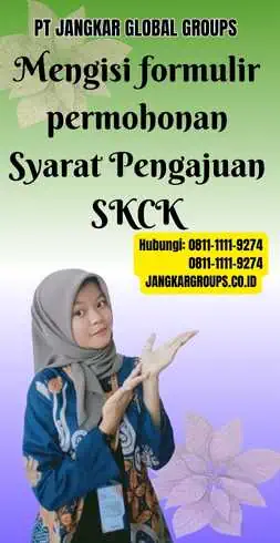 Mengisi formulir permohonan Syarat Pengajuan SKCK