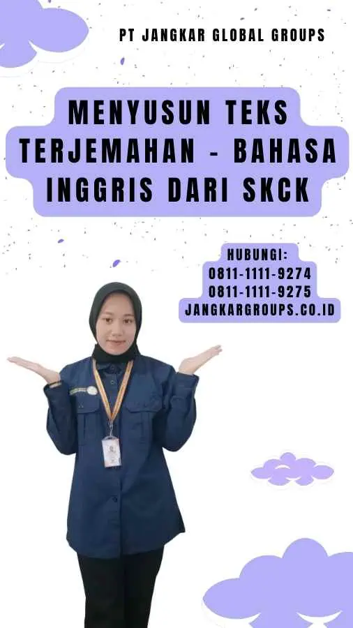 Menyusun Teks Terjemahan - Bahasa Inggris Dari SKCK