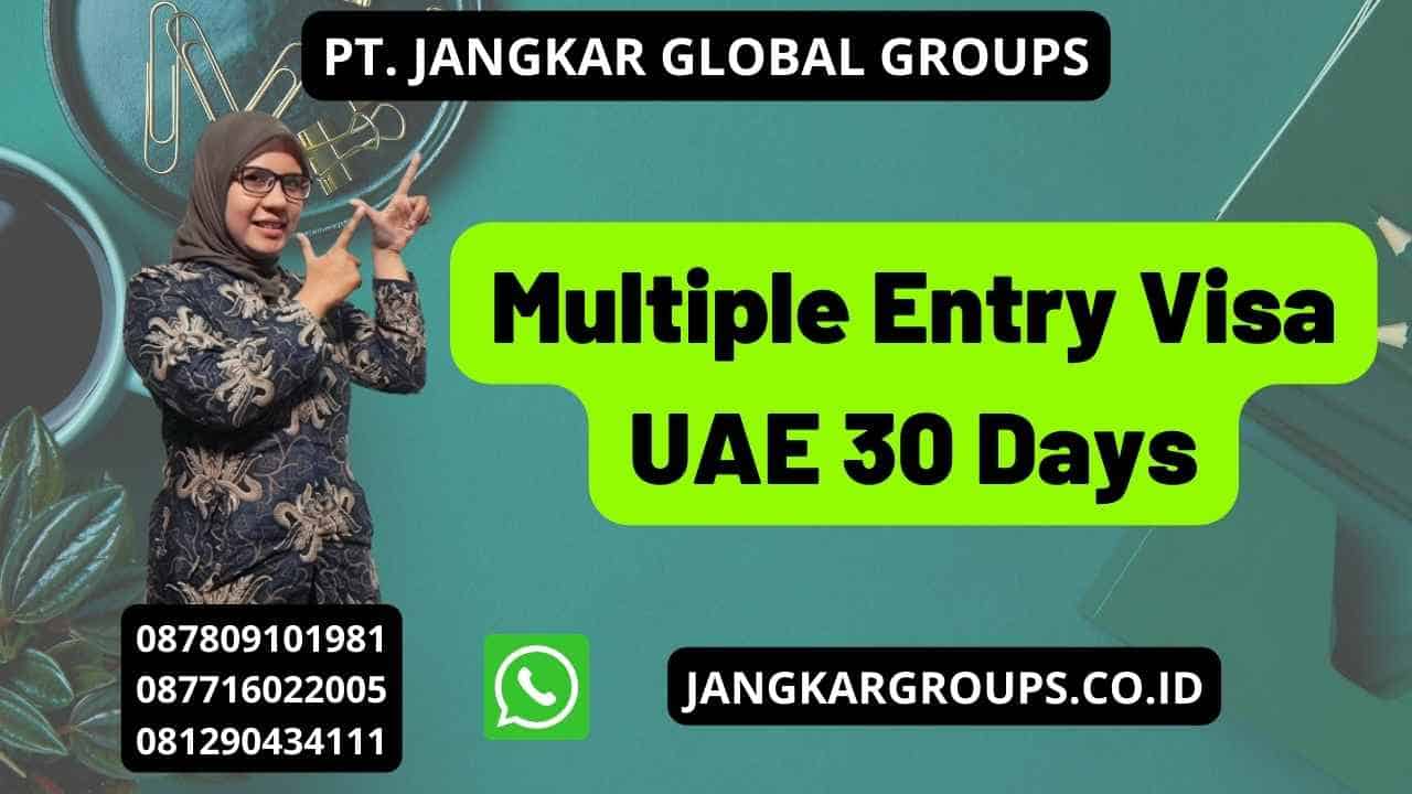 Multiple Entry Visa UAE 30 Days