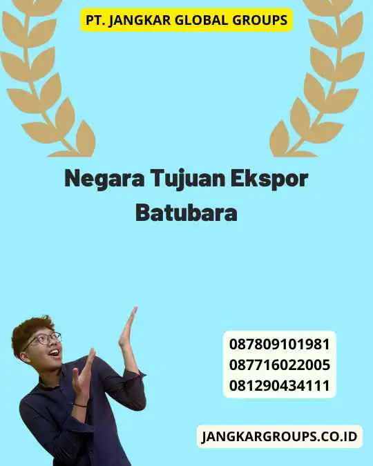 Negara Tujuan Ekspor Batubara