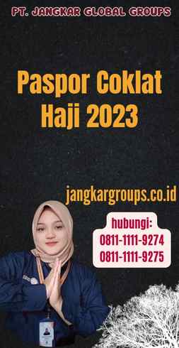 Paspor Coklat Haji 2023