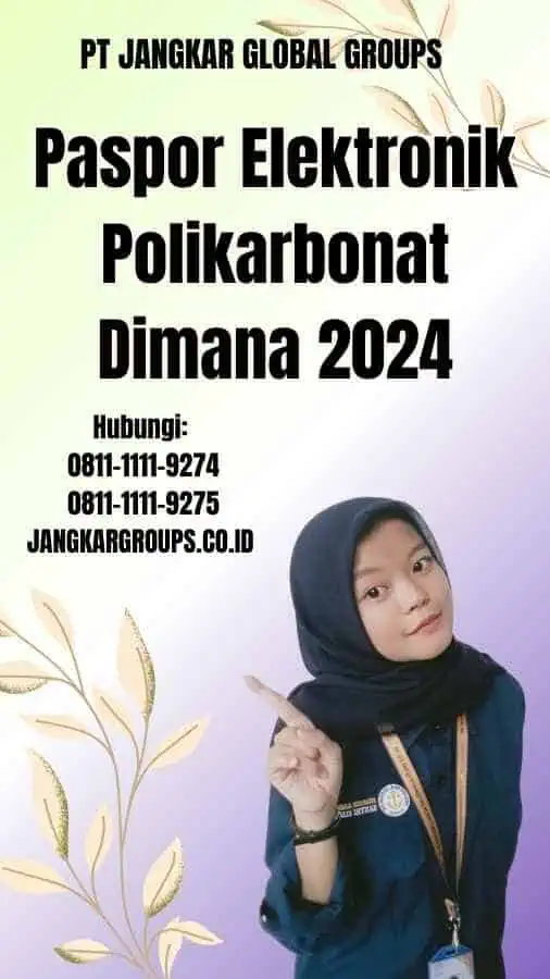 Paspor Elektronik Polikarbonat Dimana 2024