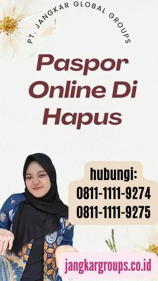 Paspor Online Di Hapus