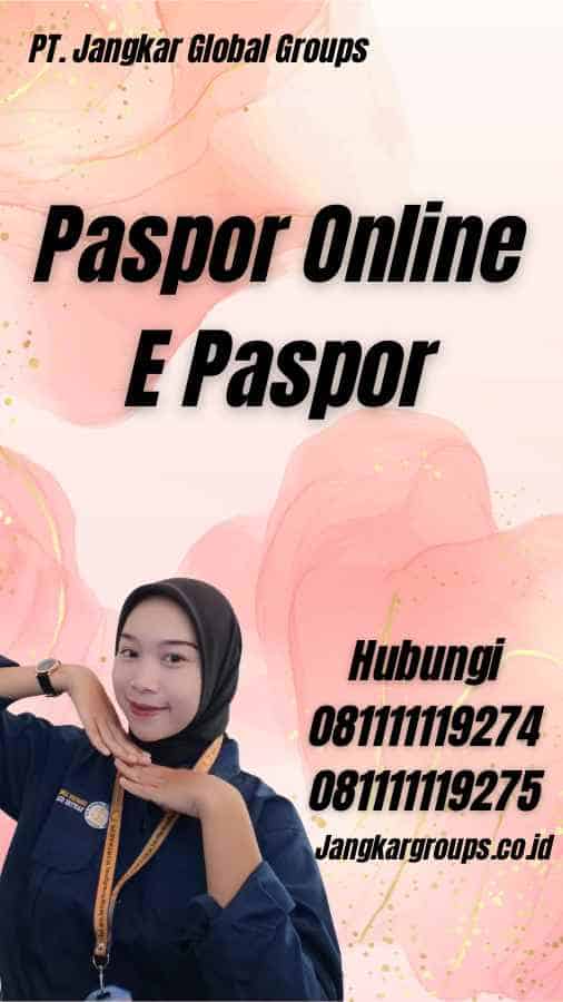 Paspor Online E Paspor