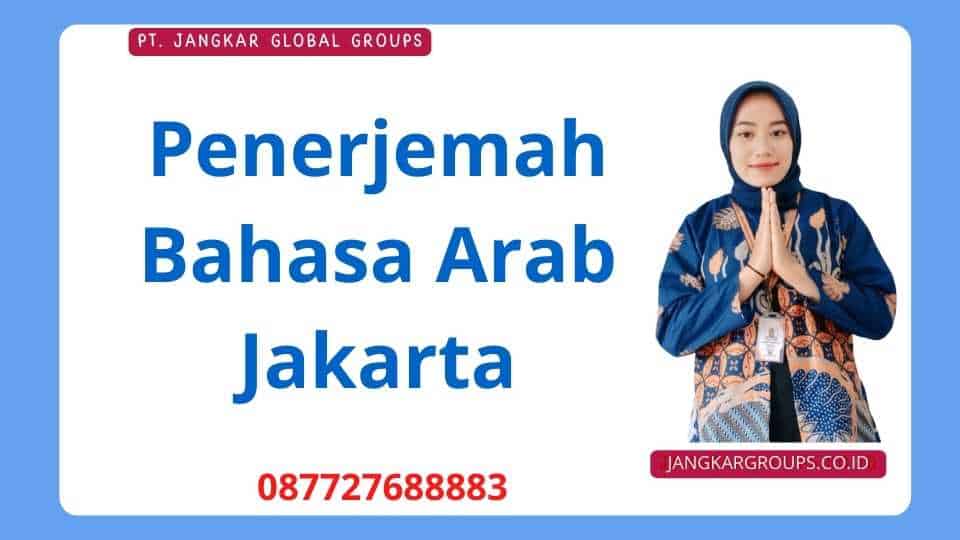 Penerjemah Bahasa Arab Jakarta