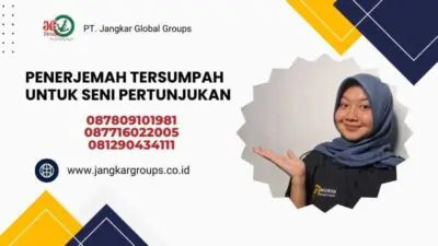 Penerjemah Tersumpah Untuk Seni Pertunjukan