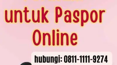 Pengisian Formulir untuk Paspor Online