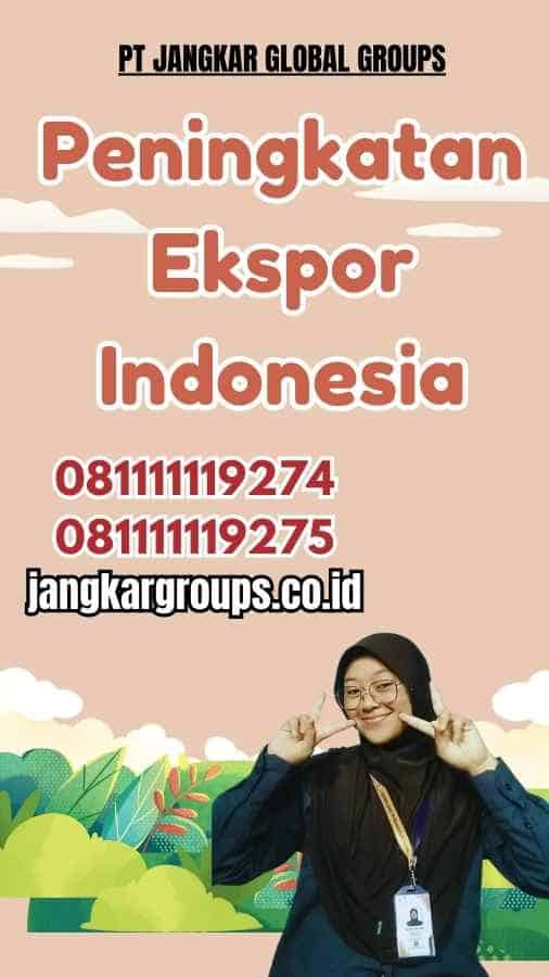 Peningkatan Ekspor Indonesia