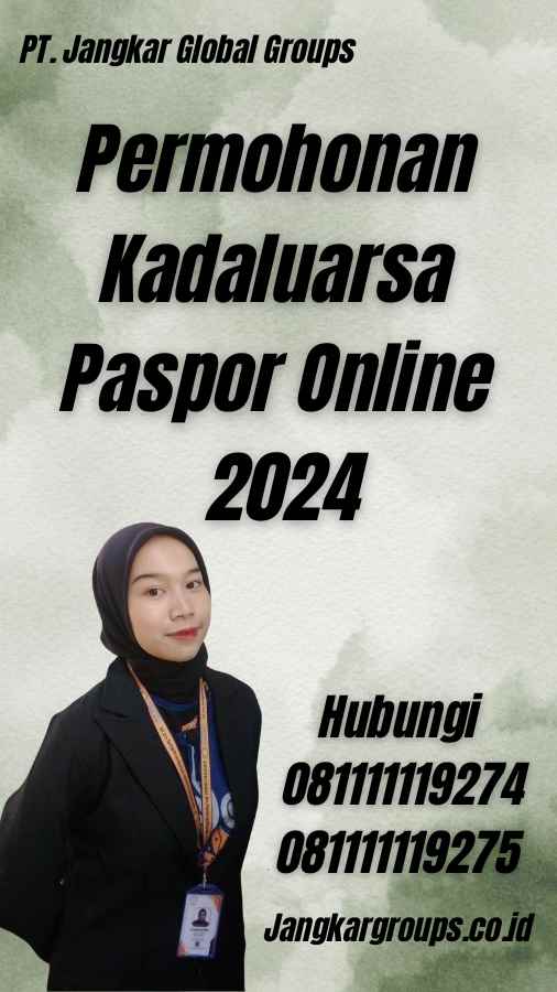Permohonan Kadaluarsa Paspor Online 2024