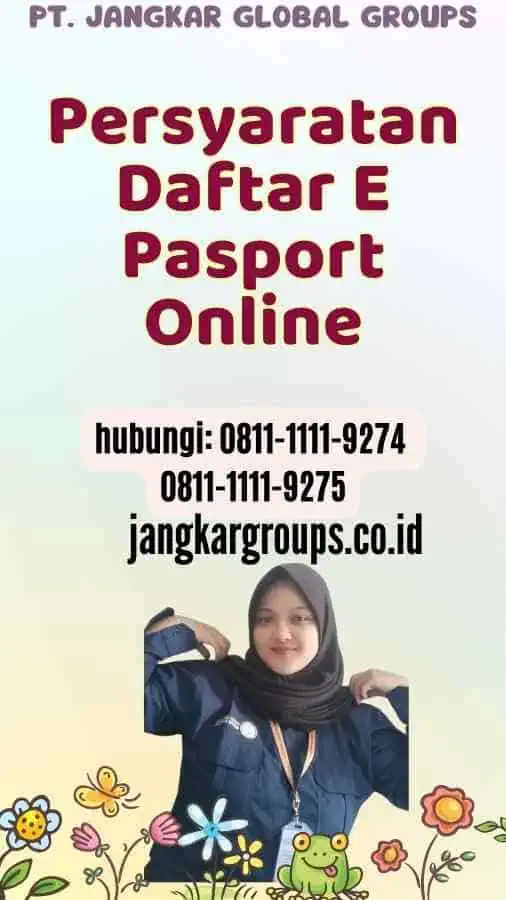 Persyaratan Daftar E Pasport Online