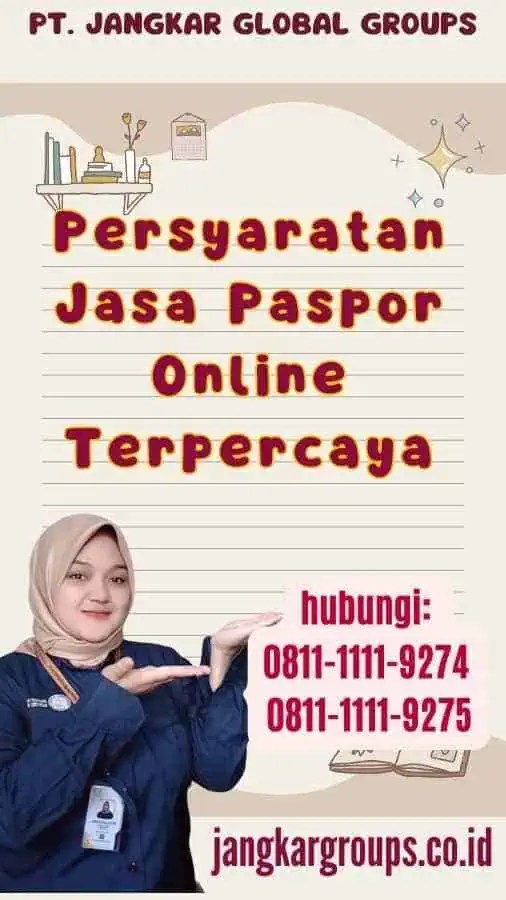 Persyaratan Jasa Paspor Online Terpercaya