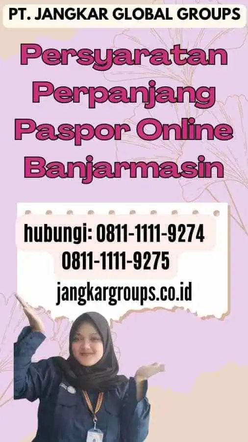 Persyaratan Perpanjang Paspor Online Banjarmasin