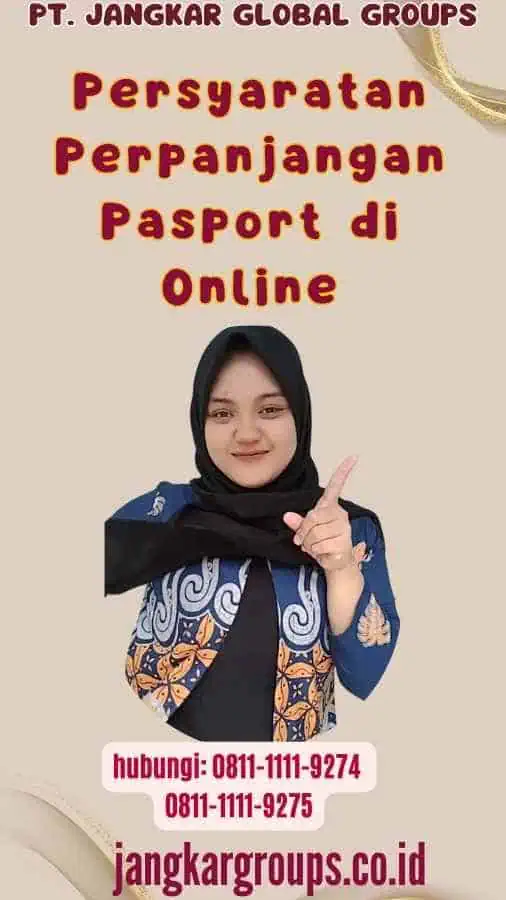 Persyaratan Perpanjangan Pasport di Online