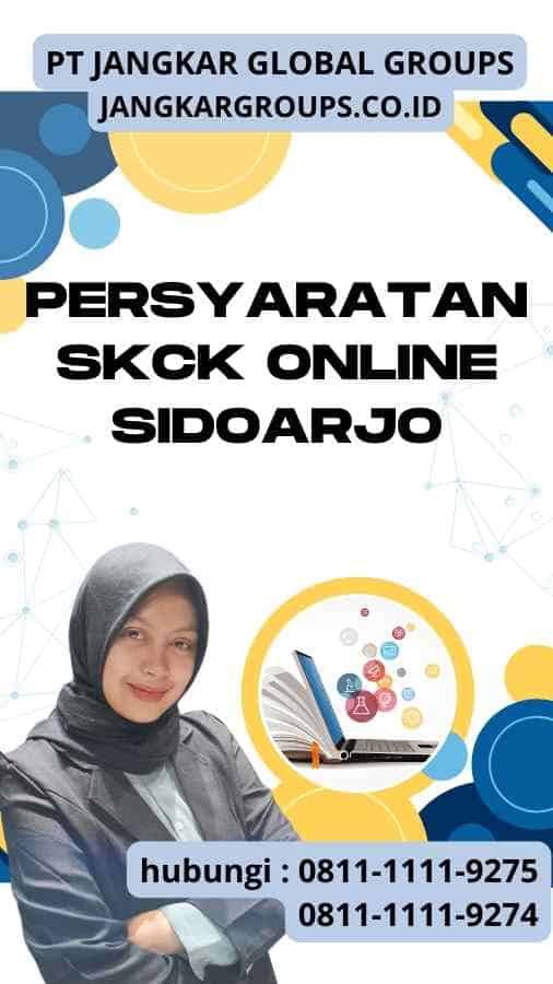 Persyaratan SKCK Online Sidoarjo