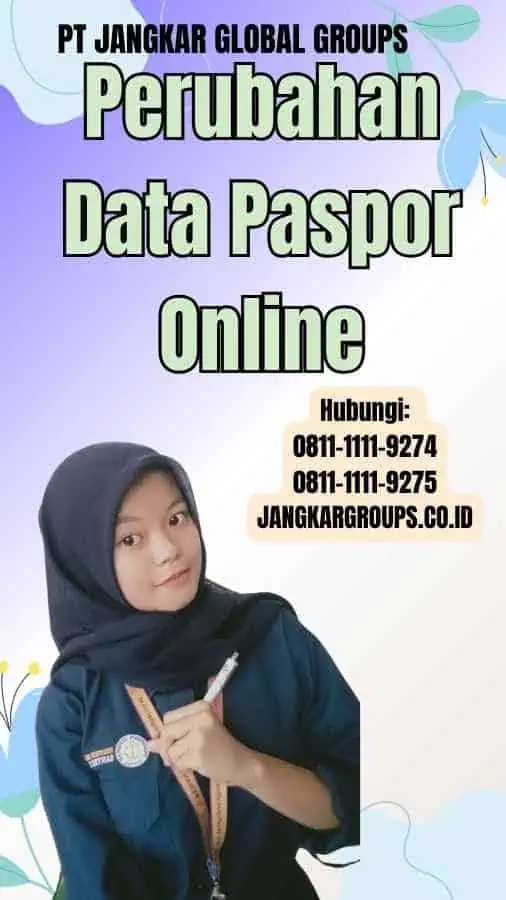 Perubahan Data Paspor Online