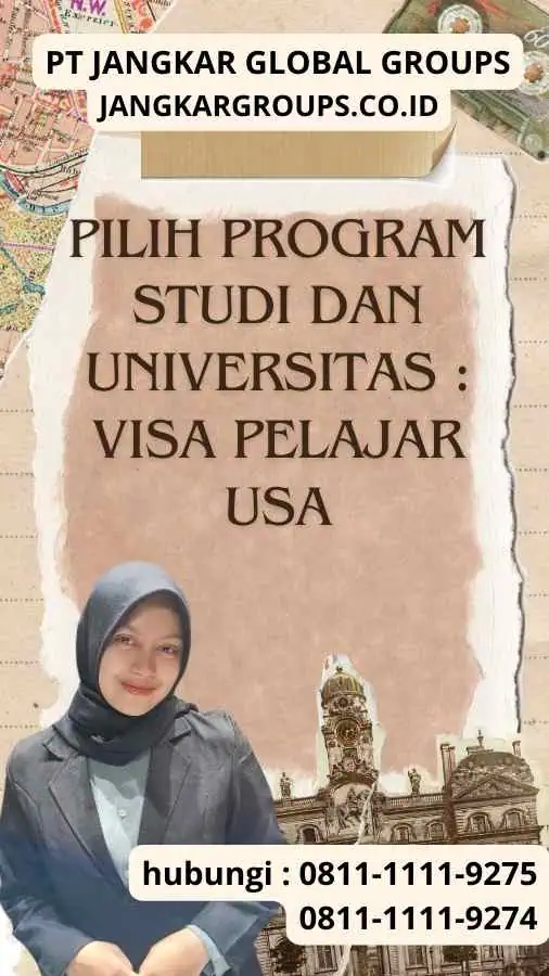 Pilih Program Studi dan Universitas Visa Pelajar USA