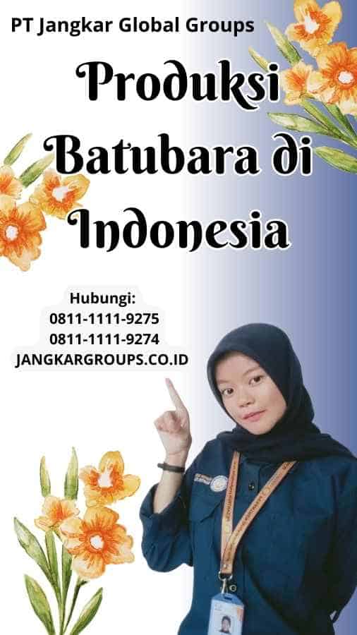 Produksi Batubara di Indonesia
