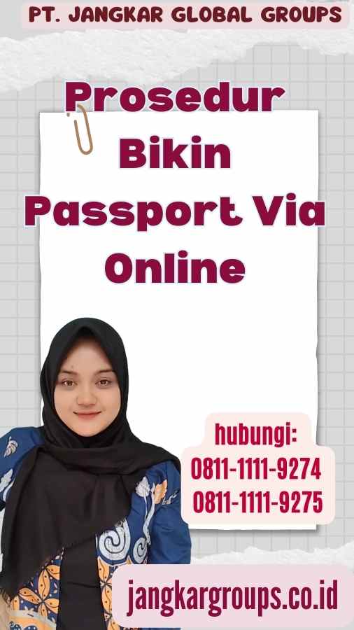 Prosedur Bikin Passport Via Online