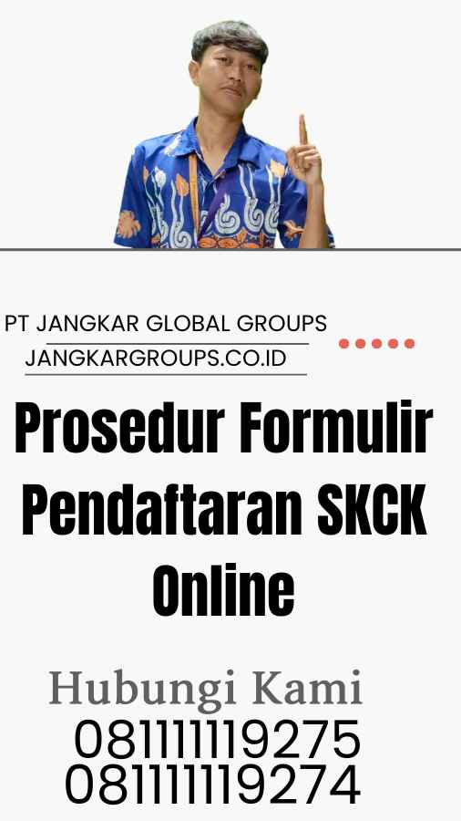 Prosedur Formulir Pendaftaran SKCK Online