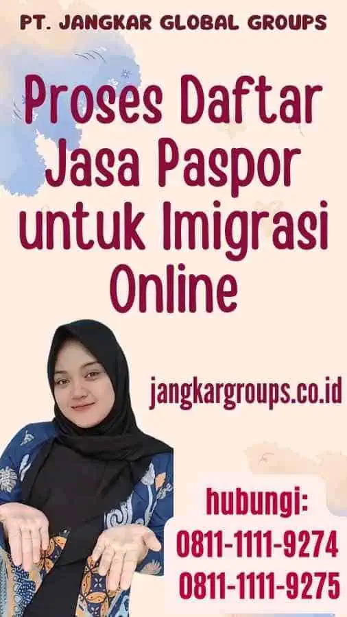 Proses Daftar Jasa Paspor untuk Imigrasi Online