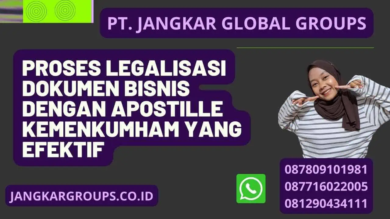 Proses Legalisasi Dokumen Bisnis dengan Apostille Kemenkumham yang Efektif