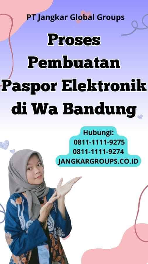 Proses Pembuatan Paspor Elektronik di Wa Bandung