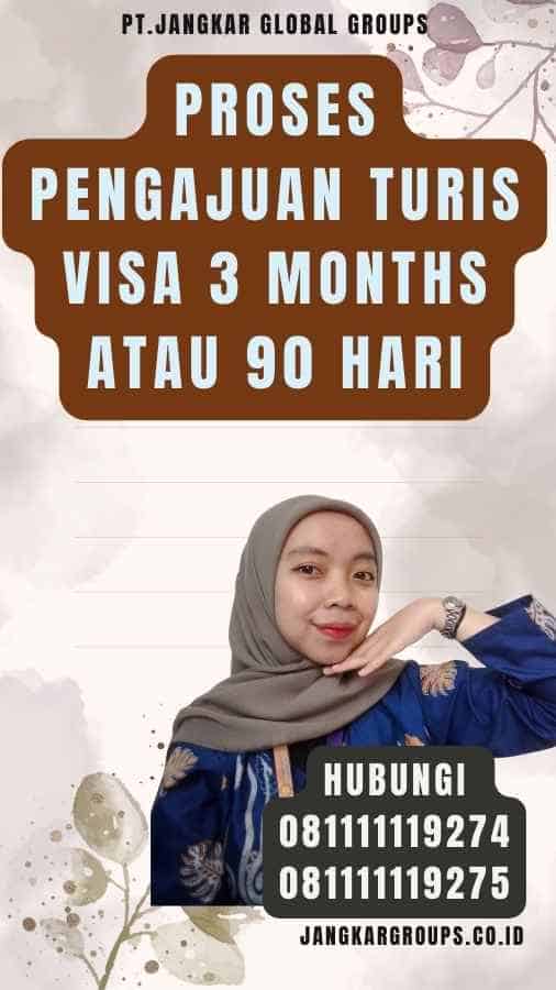 Proses Pengajuan Turis Visa 3 Months atau 90 Hari