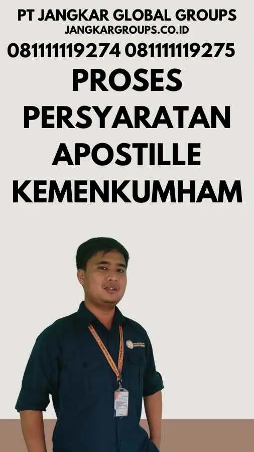 Proses persyaratan Apostille Kemenkumham