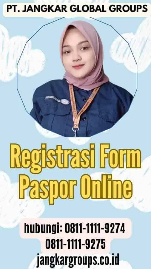 Registrasi Form Paspor Online