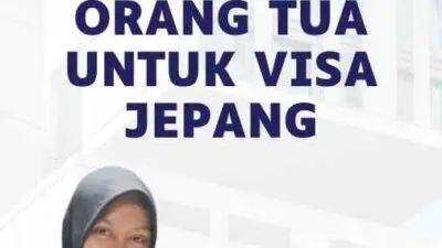 Surat Sponsor Orang Tua untuk Visa Jepang