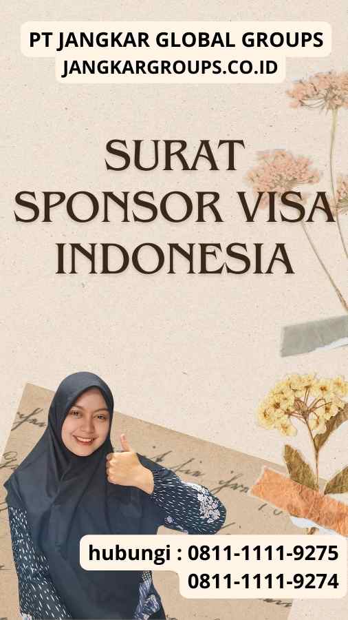 Surat Sponsor Visa Indonesia Surat Sponsor Visa Indonesia