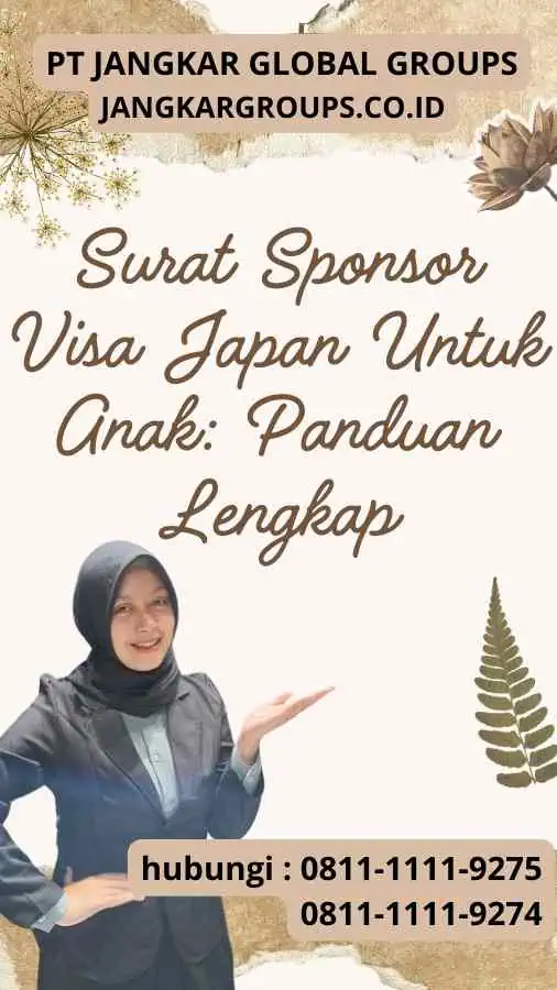 Surat Sponsor Visa Japan Untuk Anak Panduan Lengkap