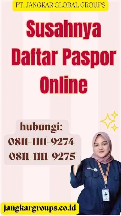 Susahnya Daftar Paspor Online