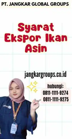 Syarat Ekspor Ikan Asin