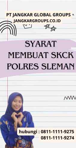 Syarat Membuat SKCK Polres Sleman