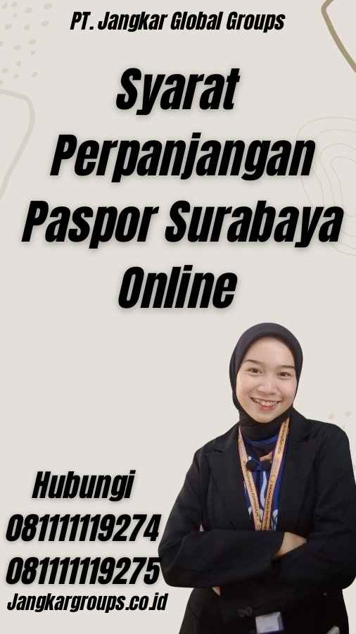 Syarat Perpanjangan Paspor Surabaya Online