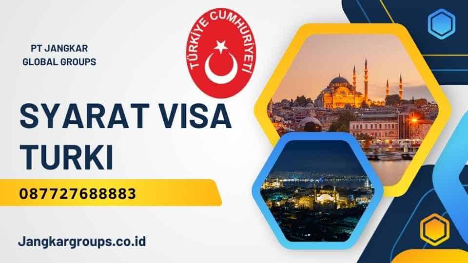 Syarat Visa Turki
